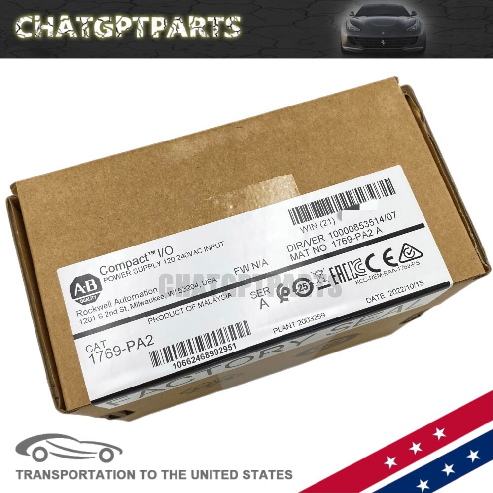 1769-PA2 AB 1769PA2 Compact Power Supply 1769PA2 Input  Module#2022 NEW TX STOCK