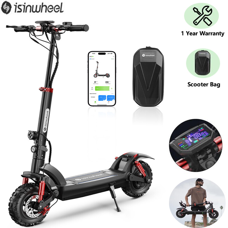 GT2 Foldable 1000W Electric Scooter with 11