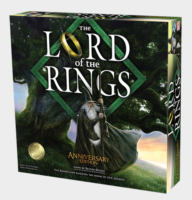LORD OF THE RINGS BOARD GAME - Excellent Condition Knizia 2000 Fantasy Flight