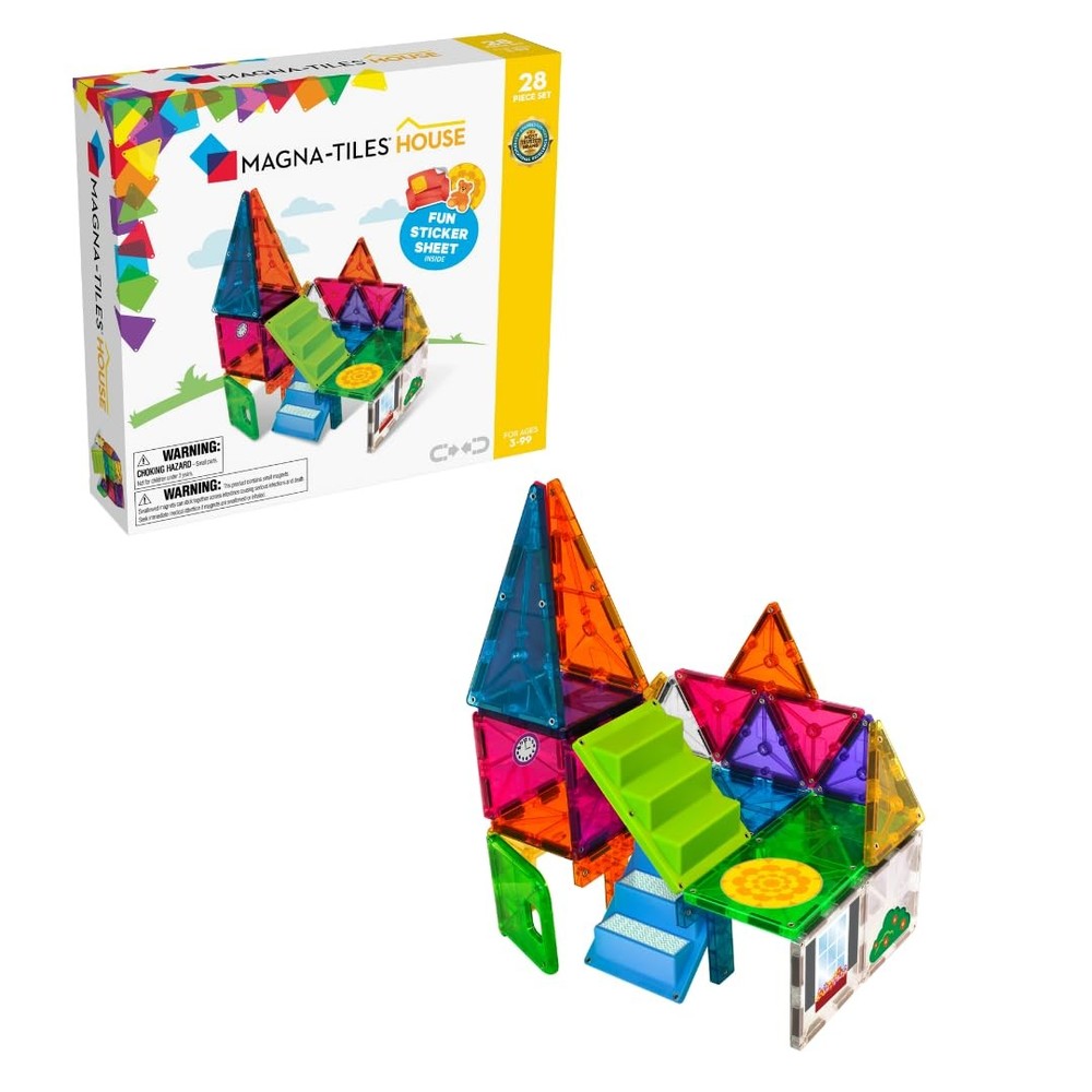 Magna-Tiles House 28-Piece Building Set - 18332