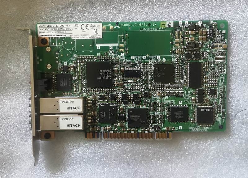 1PC Used Mitsubishi Q80BD-J71GP21-SX optical fiber communication board