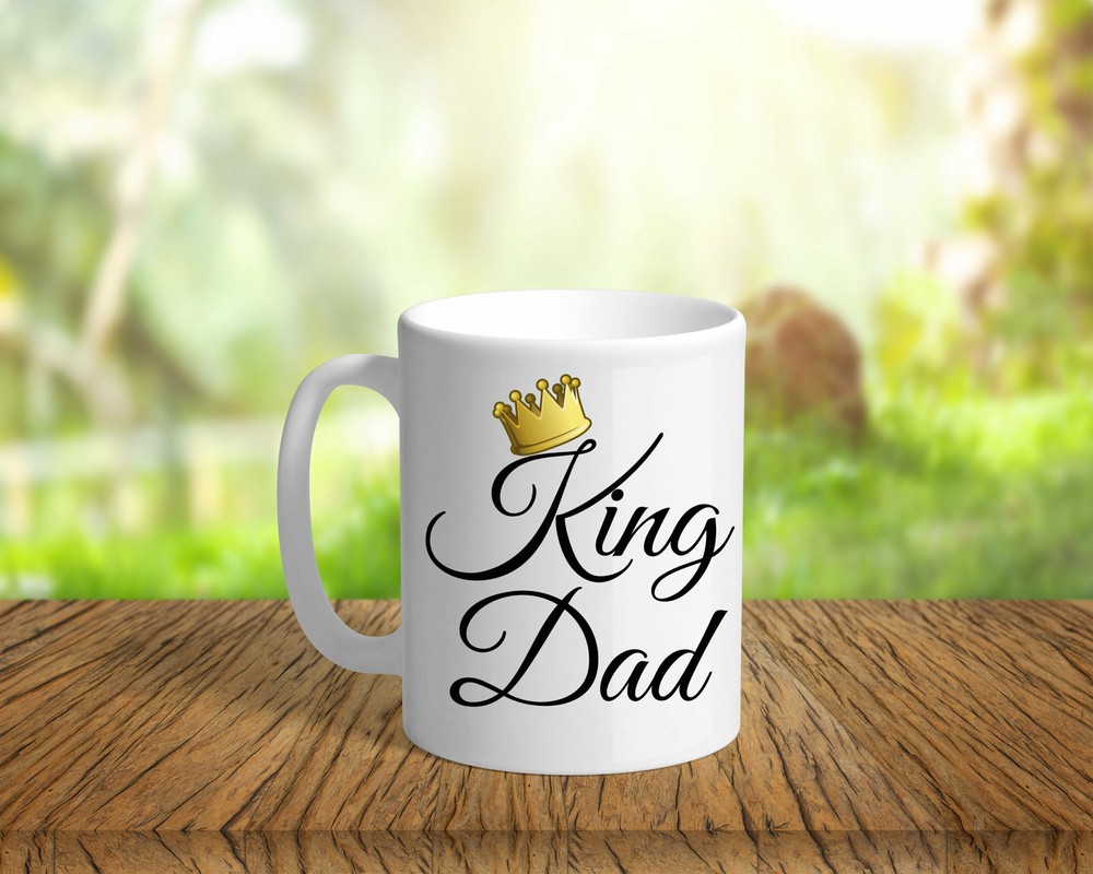 Dad Mugking Dad Coffee Mug Father's Day Gift From Daughter King Dad Giftking Dad