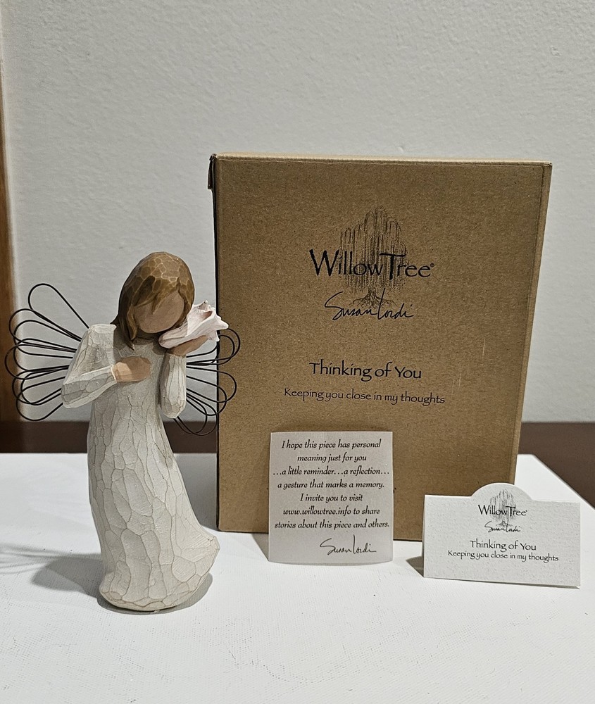 Open Box Willow Tree Thinking of You Figurine with Original Packaging A/8