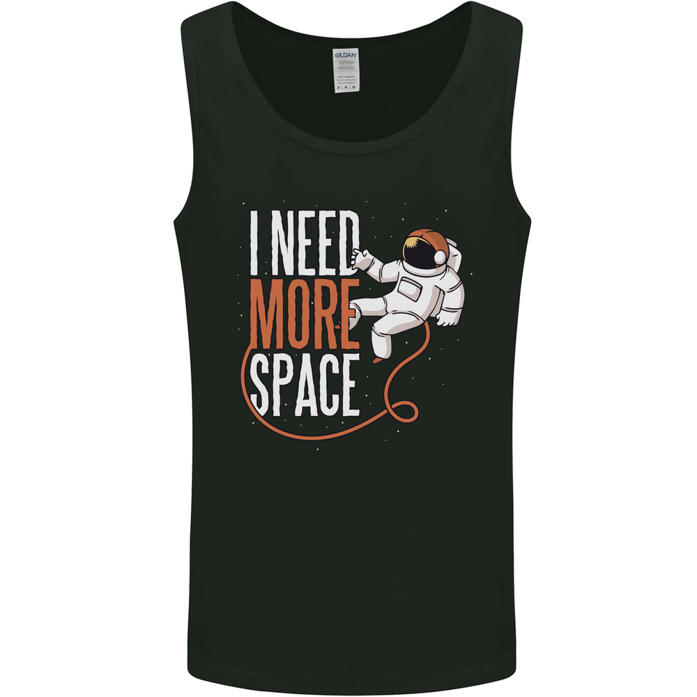 Astronaut I Need More Space Spaceman Mens Vest Tank Top