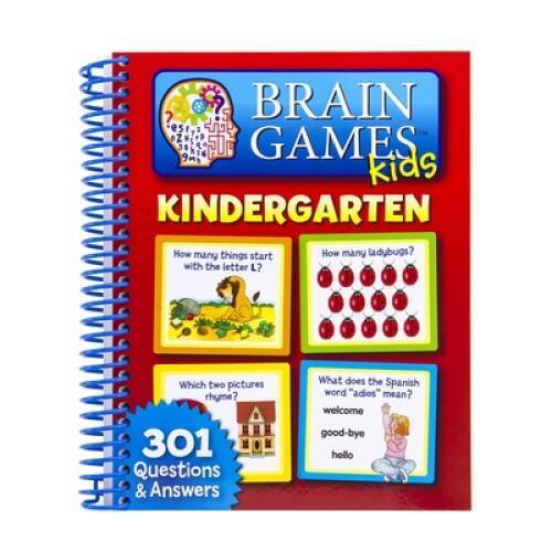 Brain Games Kids: Kindergarten - Spiral-bound - VERY GOOD