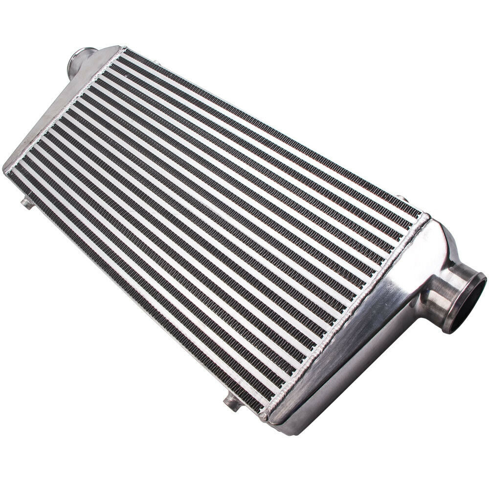 Aluminum Polished Tube&Fin Intercooler 25X13X3in 3inch Inlet&Outlet Universal