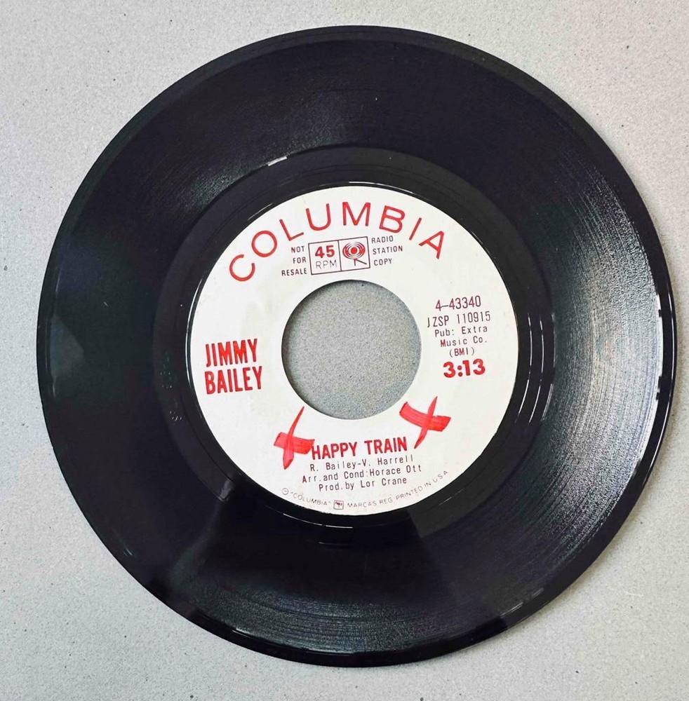 Northern Soul 45 Jimmy Bailey - Happy Train/I Miss Her * Columbia Promo