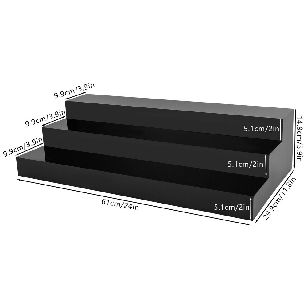 2-Tier Jewel Organizer Stand for Jewelry & Perfume, 24x11.8x5.9in – Set of 2