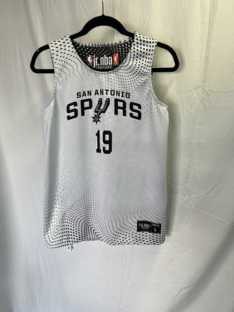 NBA Jr youth large reversible spurs jersey