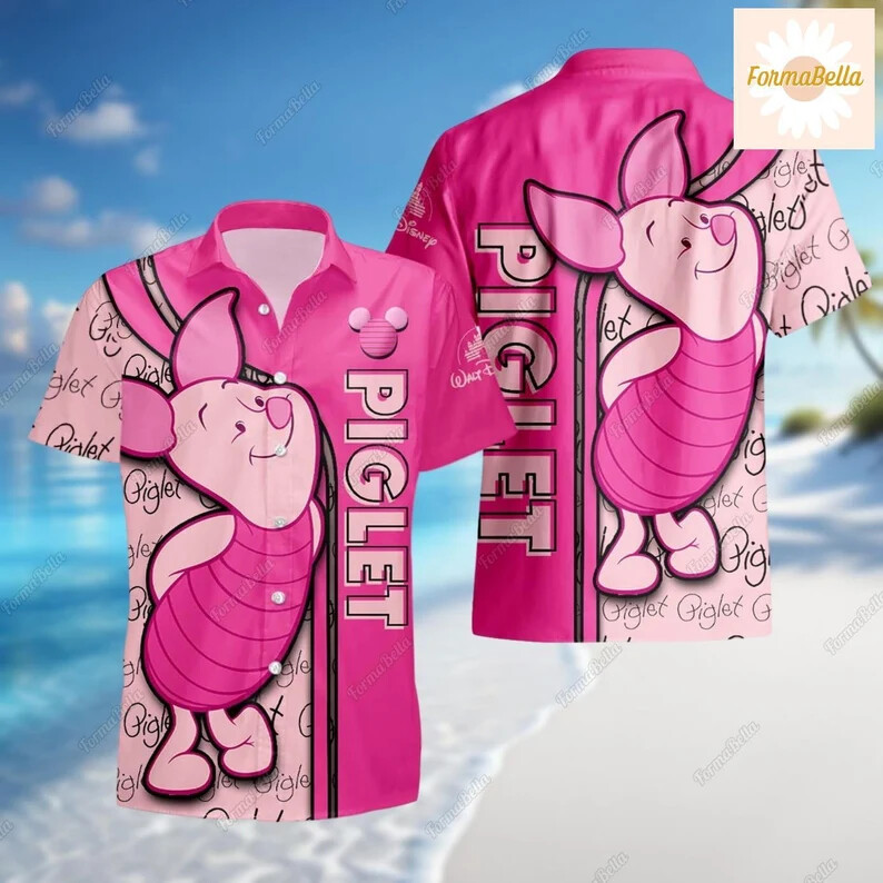 Piglet 3D HAWAII SHIRT Mother Day Gift All Over Print best Price Us Size