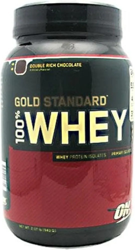 Optimum Nutrition Gold Standard 100% Whey Protein 2lb Double Rich Chocolate Muscle Recovery