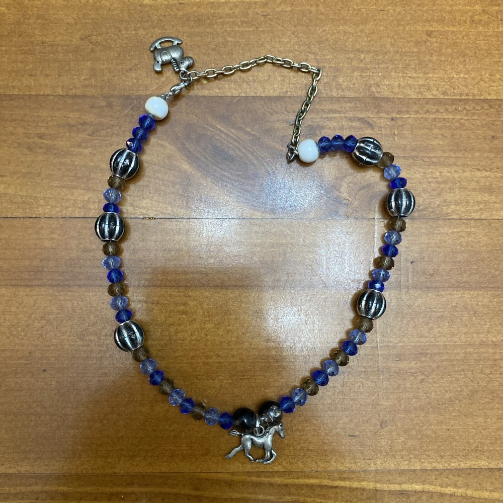 Beaded Horse Necklace