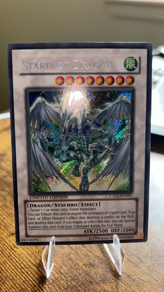 Stardust Dragon CT05-EN001 2008 Limited Edition Collectors Tin Rare Yugioh Card  