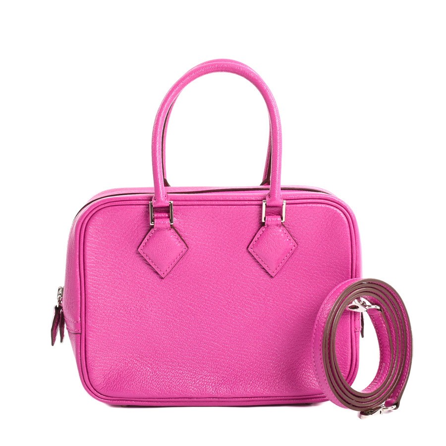 Hermes Mini Plum 20 Handbag Rose Purple C 2018 A 110691