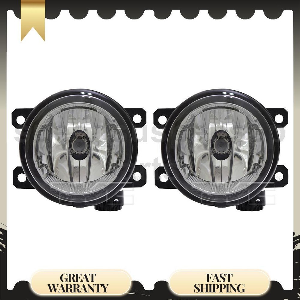 2 Left Right Fog Light Assembly Fits Fiat 500L 1.4L Fiat 500X 1.3L