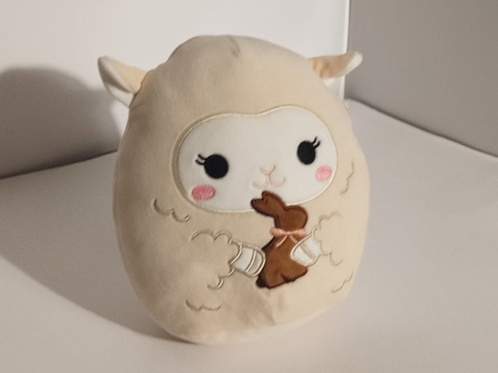 Squishmallow Sophie the Lamb with Chocolate Bunny 12 Inch Soft Easter Plush