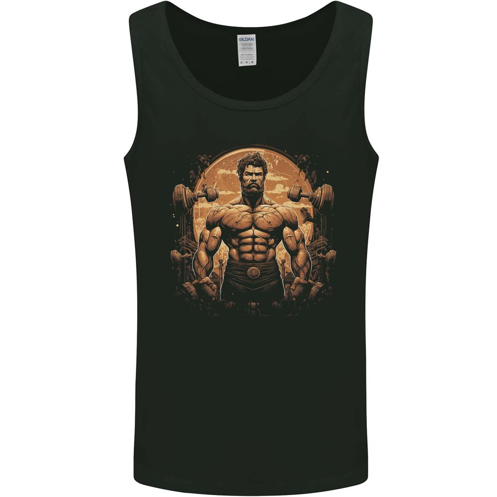 Hercules Gym Weightlifting Training Bodybuilding Mens Vest Tank Top