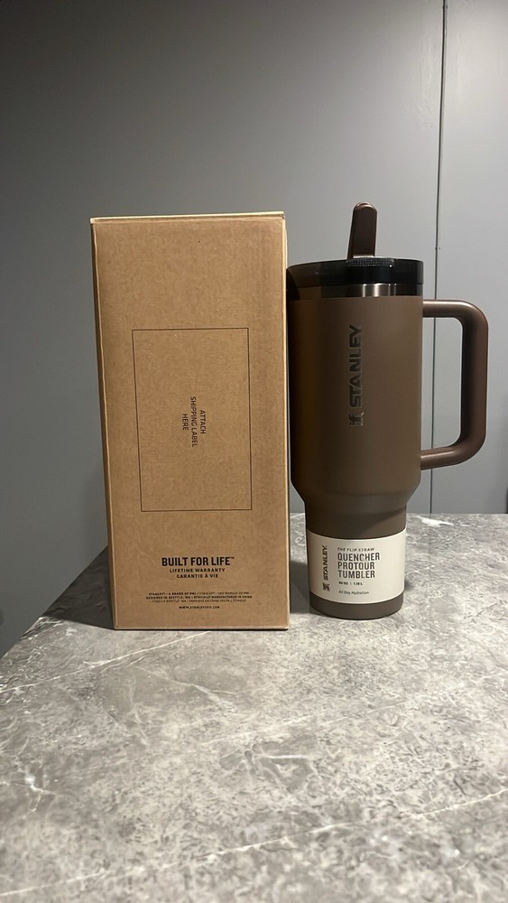 Stanley Quencher ProTour Flip Straw 40oz Tumbler Espresso Brown New IN HAND