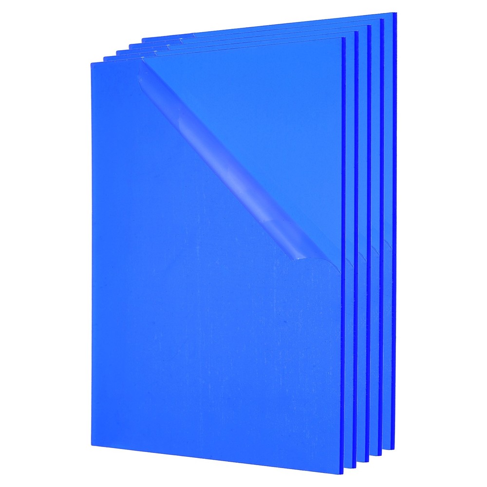 1/8 Inch Thick Acrylic Sheets, 5Pack 16x12 Inch Plastic Sheet Blue