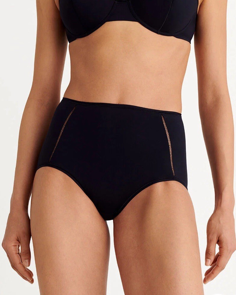 *UNWORN 3p ERES Brian Soyeuse High-Waisted Briefs In Navy, Brown, Rust