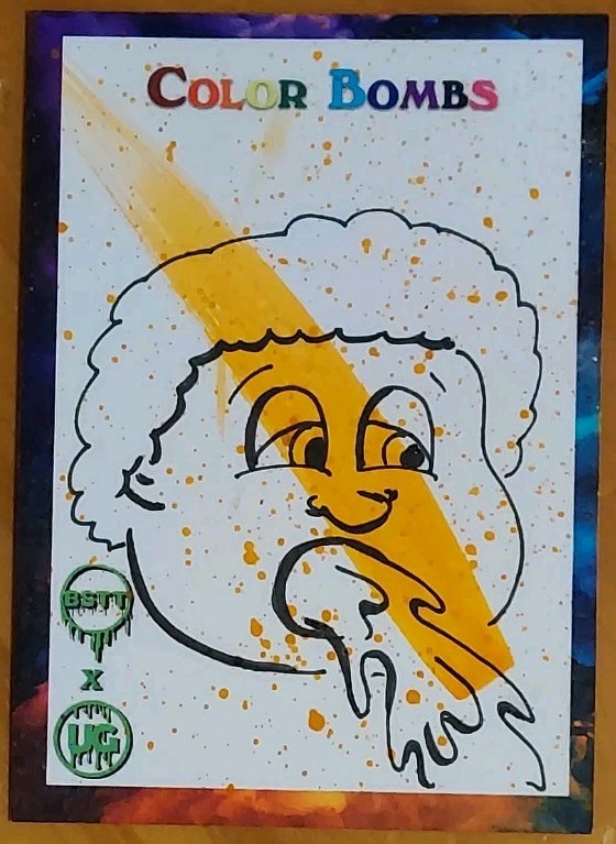 2025 Garbage Pail Kids Color Bombs Sketch Cards Richie Retch Luke Puke Vincent Rappa