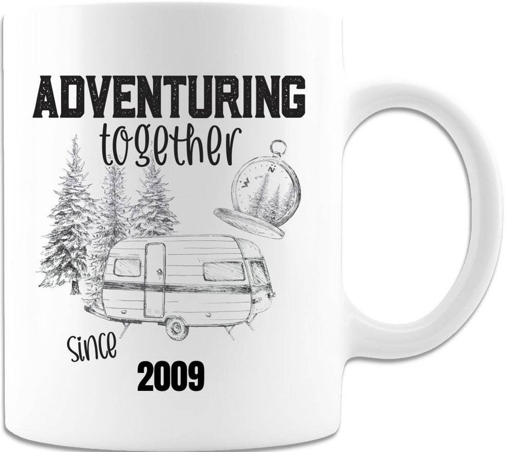 Adventuring Together Since Custom Personalize Anniversary Year