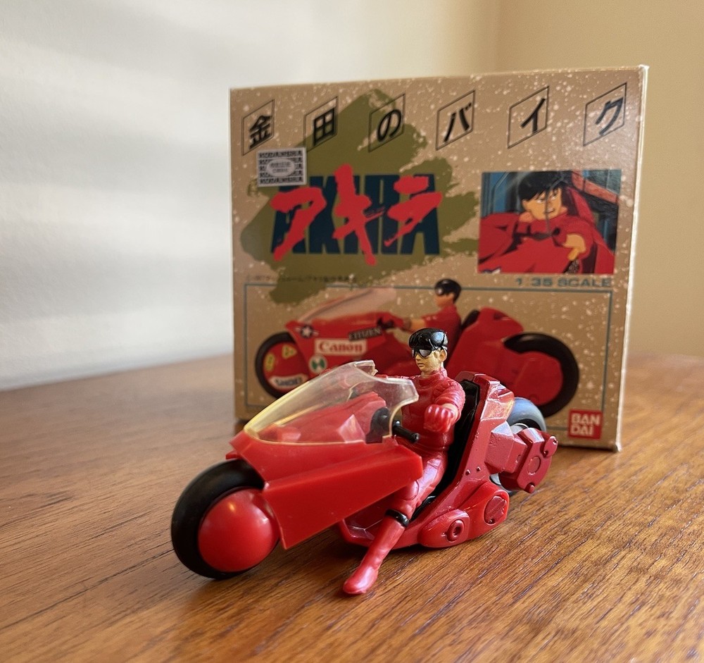 Vintage Bandai 1988 AKIRA Kaneda's Bike 1-35 Scale Excellent condition Japan