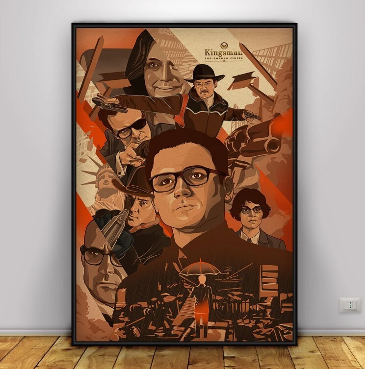 Kingsman Poster | Wall Art | Wall Prints | Home Decor | Kraft Paper Print 6