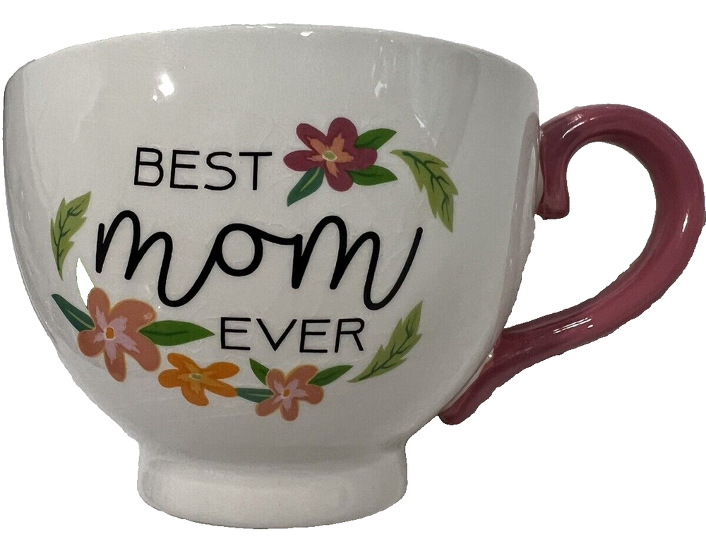 Mothers Day Oversized Mug Tricoastal Design Beautiful Floral Print-image