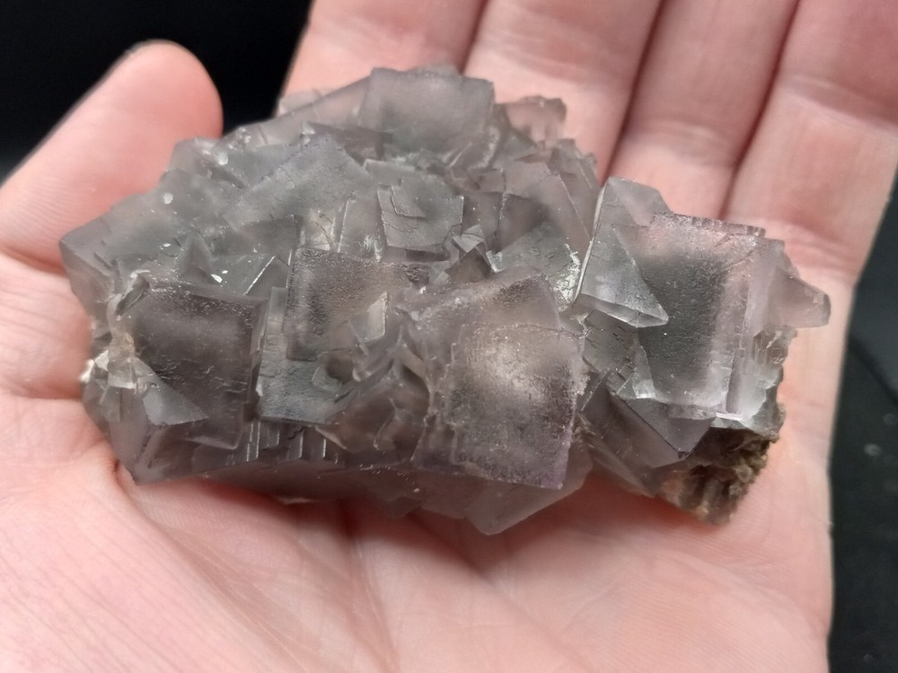 Stunning Grey Fluorite Cube Mineral Specimen from Pakistan