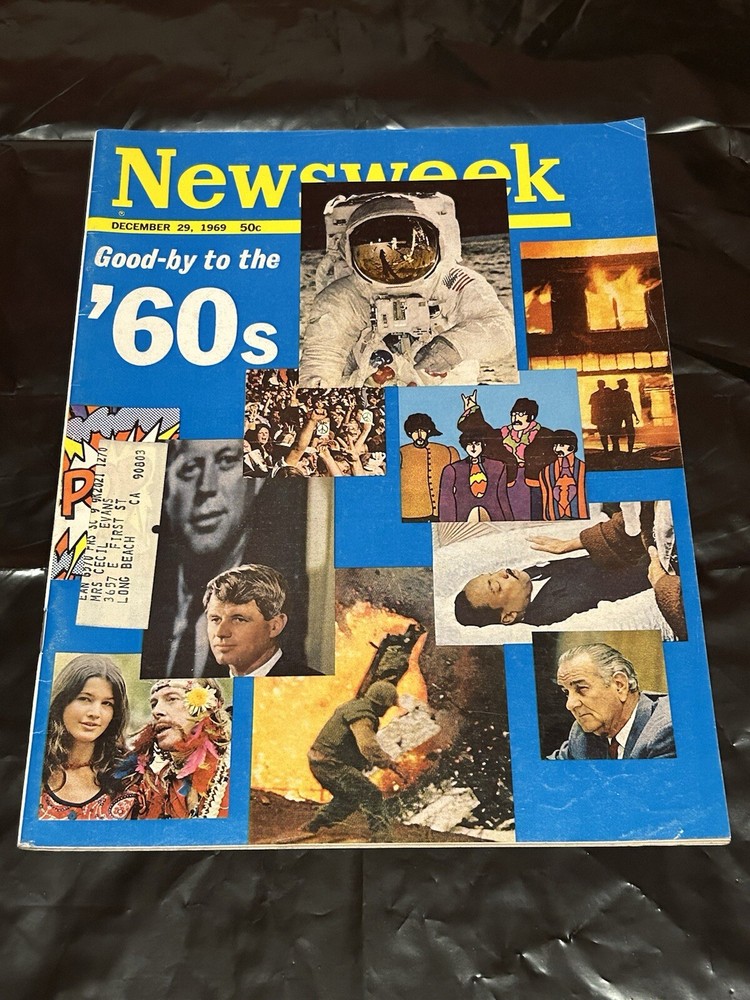 Newsweek Magazine December 29, 1969 Goodbye to the 60’s