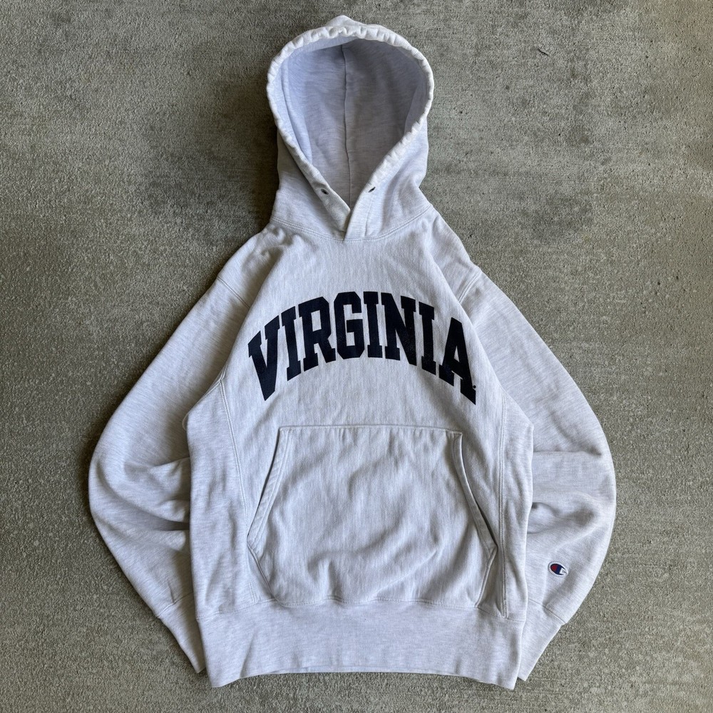 Champion Reverse Weave University of Virginia Hoodie Sweatshirt Pullover Size S
