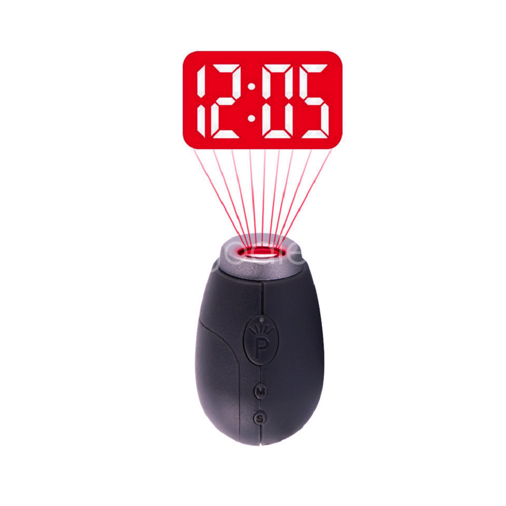 Mini LED Digital Projection Clock for Kids - Portable Desk Time Projector USA