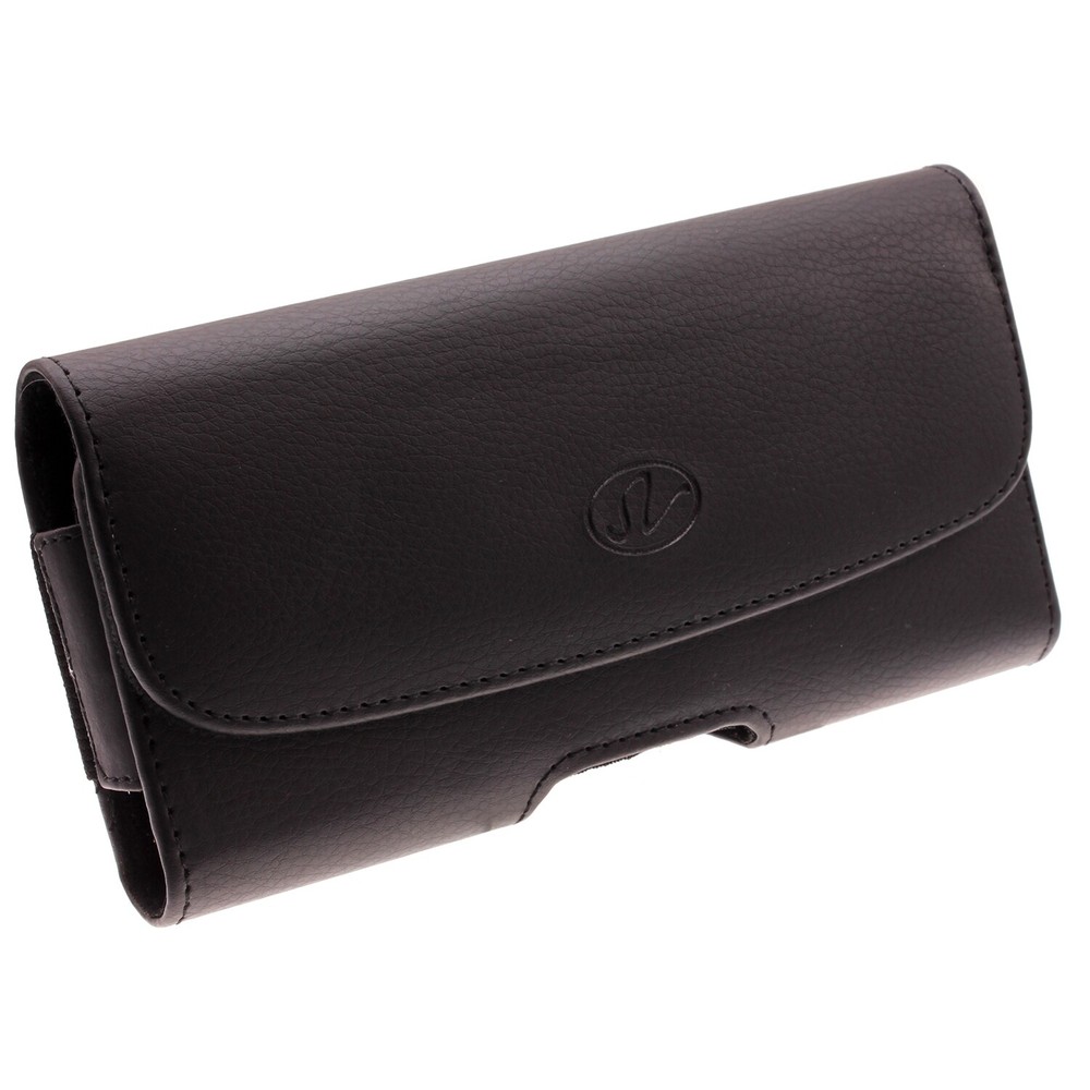 Samsung Galaxy S25 Plus Leather Swivel Holster Case with Belt Clip Loops