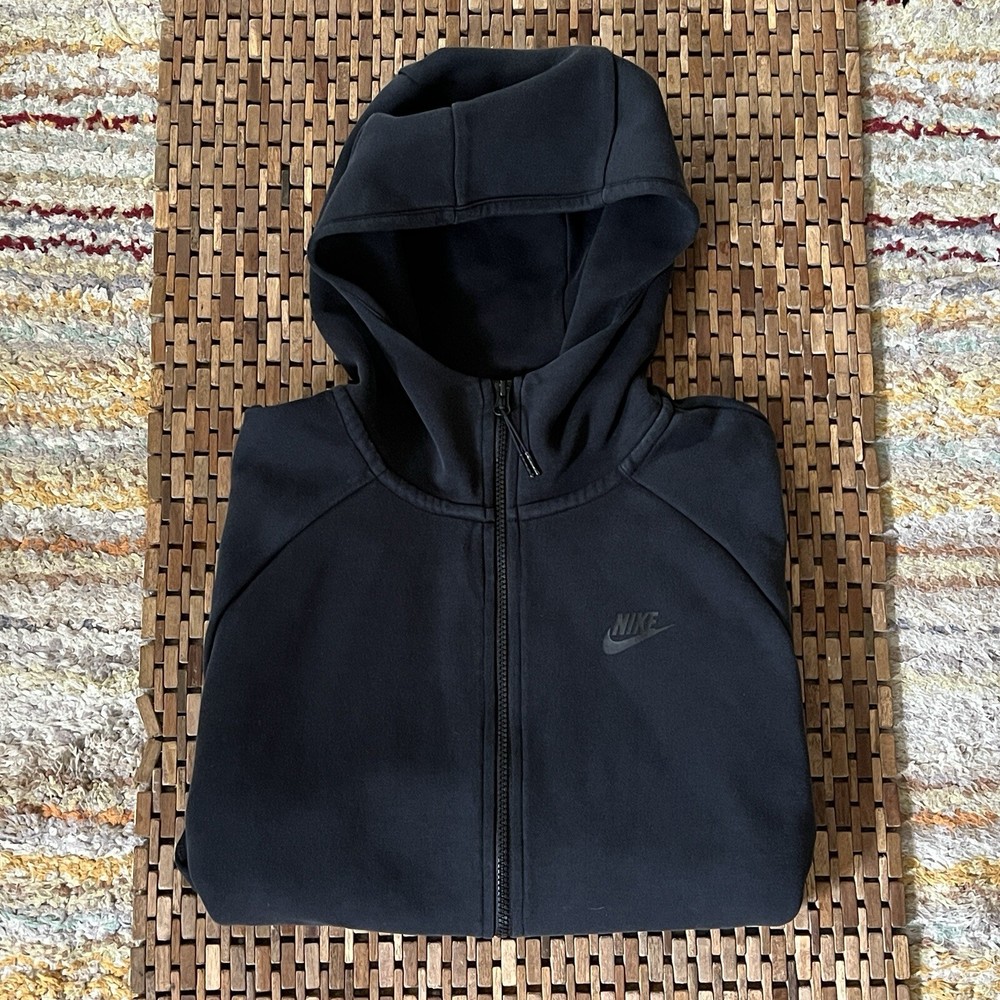 Nike Tech Fleece Hoodie Hoody Jacket Black Grey Men’s Size Medium M