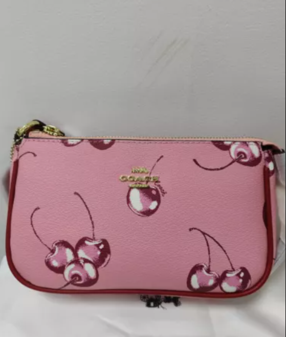 Coach Nolita 19 NWT  Women's Shoulder Leather Bag Purse with Cherry Print