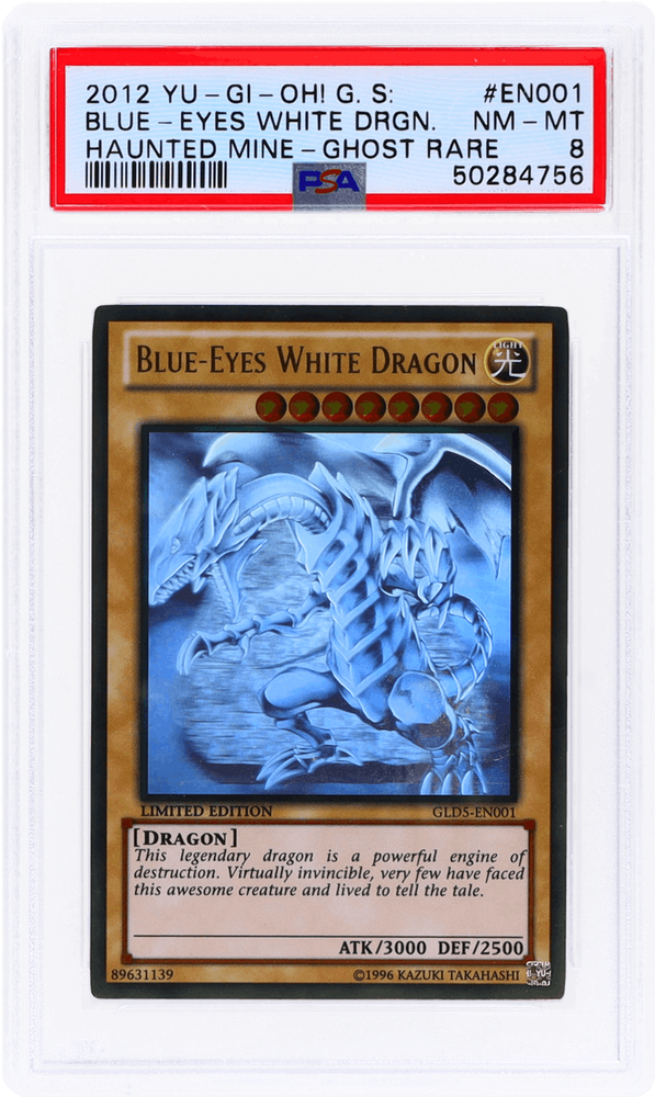 Blue-Eyes White Dragon GLD5 Gold Series Haunted Mine Limited Edition