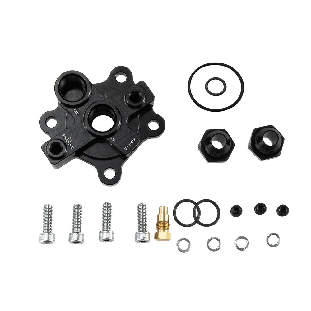 10AN Oil Filter Block Adapter for Nissan RB30 RB20 RB25 RB26 Engine Upgrade