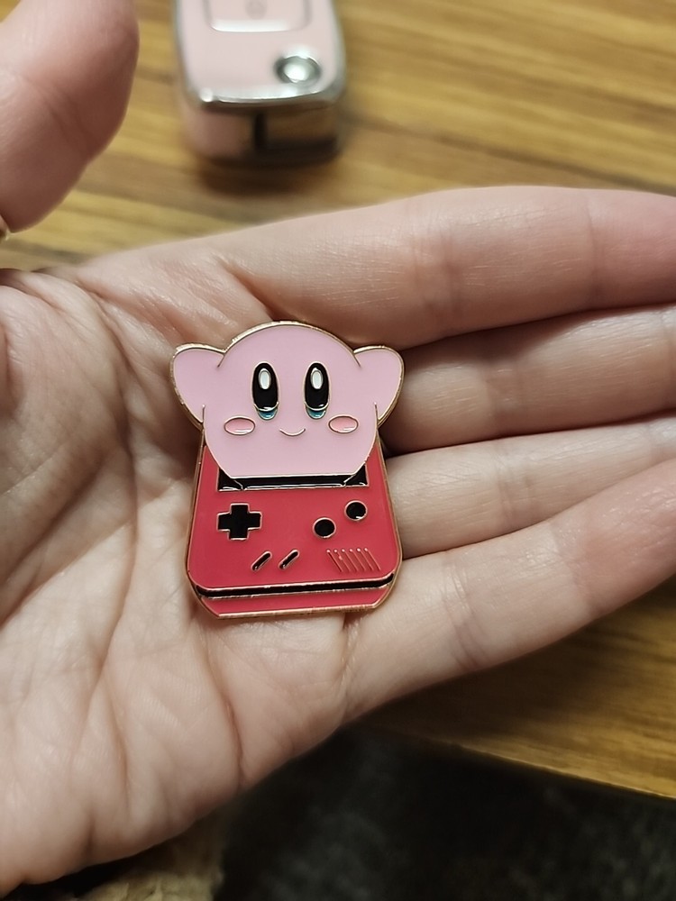Kirby Gameboy Enamel Pin