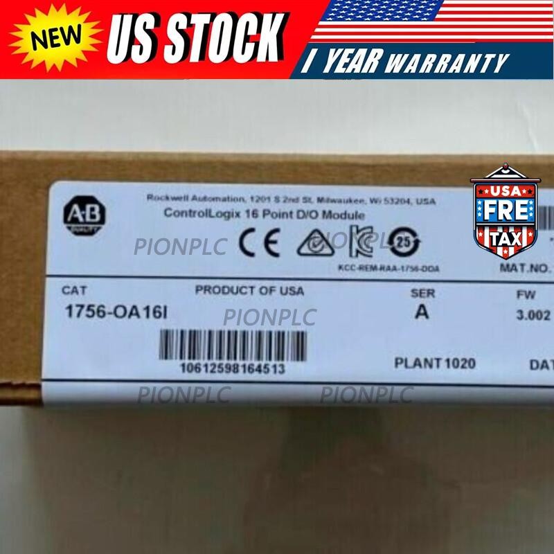 New Sealed AB 1756-OA16I ControlLogix 16 Point D/O Module 1756OA16I US Free Tax