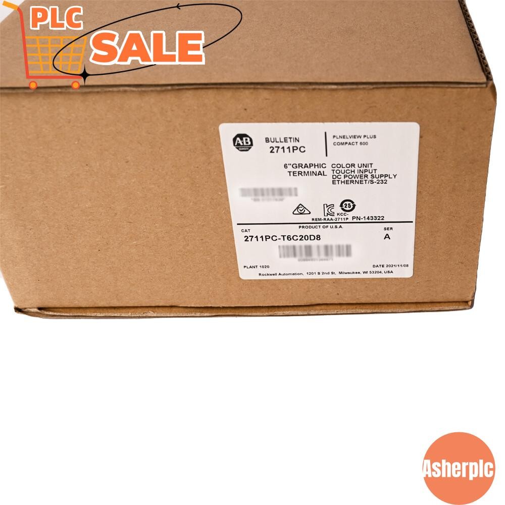 2711PC-T6C20D8 Ser. A PanelView Plus Compact 600 US Free Tax