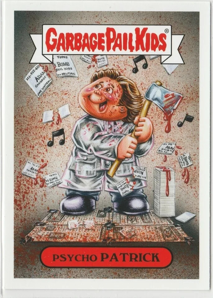 Psycho Patrick #1a Garbage Pail Kids GPK 2019 Revenge of Oh the Horror-ible