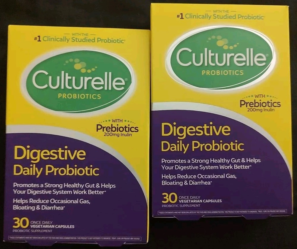 2 Culturelle Probiotics Digestive Daily Probiotic 60 Total EXP 6/26 Gut Health