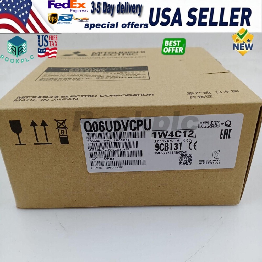 Mitsubishi Q06UDVCPU PLC Module 1PC New Fast Shipping