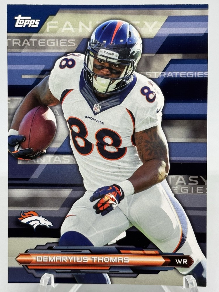 Demaryius Thomas 2014 Topps Fantasy Football Strategies #FFSDT Insert Broncos
