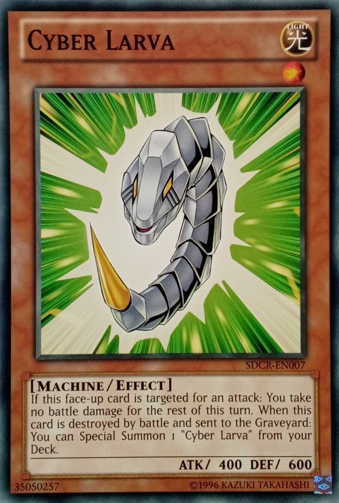 SDCR-EN007 CYBER LARVA COMMON MIXED ED YuGiOh CARD