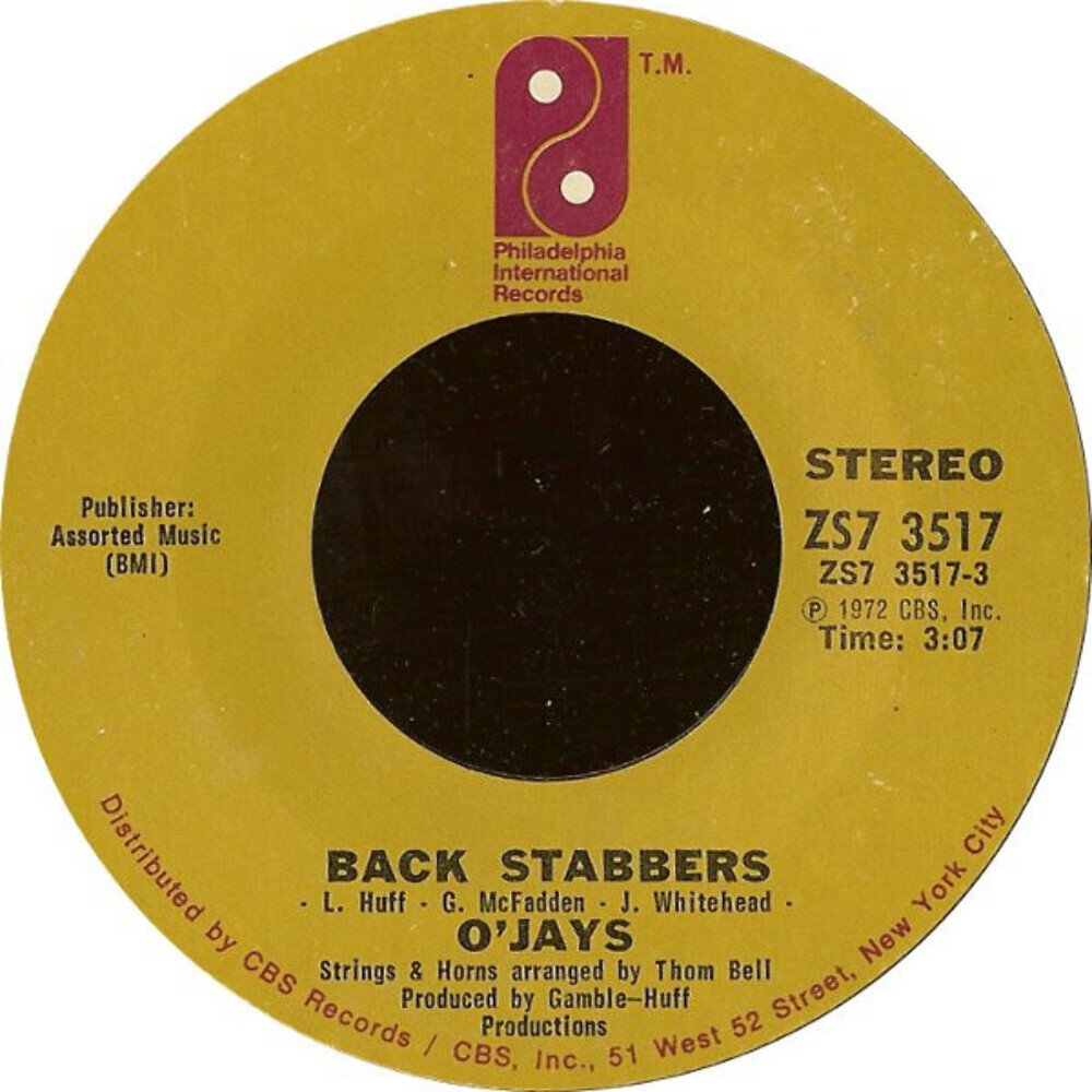 O'Jays* - Back Stabbers (7