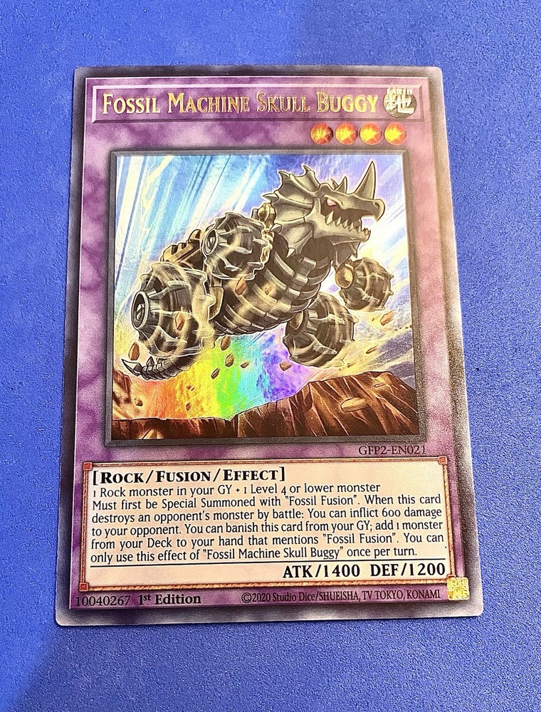 Yu-Gi-Oh Fossil Machine Skull Buggy GFP2-EN021 Ultra Rare 1st Ed NM