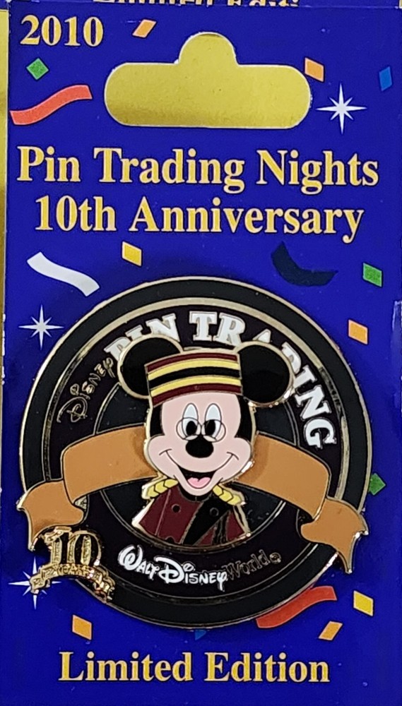 Disney WDW Pin Trading Nights 10th Anniversary Mickey Tower Terror LE500 ERROR