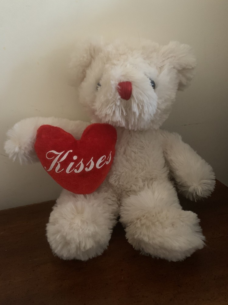 Red Heart Kisses Teddy Bear - Perfect Valentine's Day & Anniversary Gift